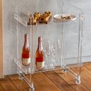 Ver imagem 4 de Carrinho de Bebidas Hara em Acrílico Cristal