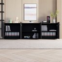 Ver imagem 6 de Armário para Escritório 240cm com 4 Portas Nicho e Tampo Embutido Corporate