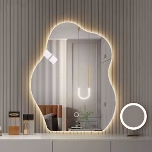 Espelho Led Banheiro Organico Touch C/ Desembaçador 80x60 Cm