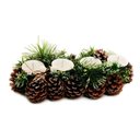 Ver imagem 1 de Porta Velas com Pinha Pequeno