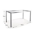 Ver imagem 3 de Base Mesa de Jantar Reno M001 s/ Tampo Cromado - Kappesberg