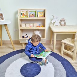 Estante Infantil Aurora 88A x 60L x 34P Cubomob NATURAL - 2