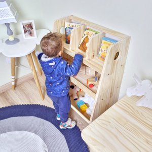 Estante Infantil Aurora 88A x 60L x 34P Cubomob NATURAL