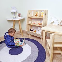 Estante Infantil Aurora 88A x 60L x 34P Cubomob NATURAL - 3