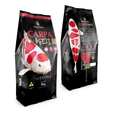 Ração Poytara Carpa Koi Essentials 6kg Premium