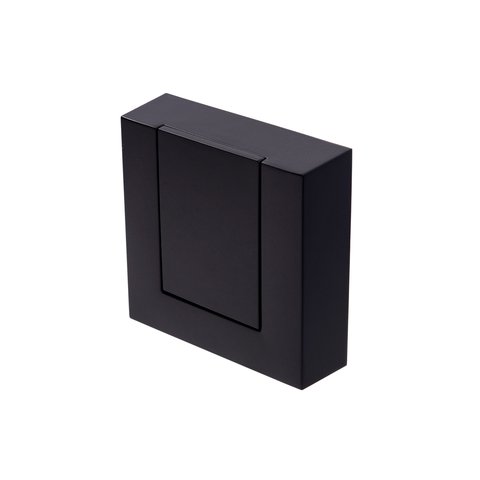 Acabamento Válvula Descarga Aqua Base Deca e Docol Preto