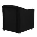 Ver imagem 5 de Kit 2 Poltronas Decorativas Lucy Suede Preto MV Estofados