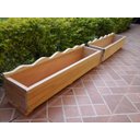 Ver imagem 3 de Floreira artesanal em madeira maciça de eucalipto