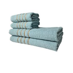 Kit 8 Toalhas Grandes Dubai 4 Banhos 4 Rostos Verde+Rosa - 5