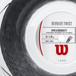 Corda Wilson Revolve Twist 16l 1.30mm Preta - Set Individual - 1