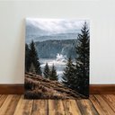 Ver imagem 6 de Kit3 Quadro Decorativo Aesthetic Montanha Lago Neve Paisagem 40x28cm