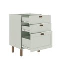 Ver imagem 4 de Balcão de Cozinha 3 Gavetas Verde Mint 1504 - Genialflex