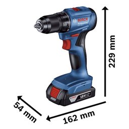 Furadeira Parafusadeira 18v Gsr185- Li sem Fio 2 Bat. Bosch - 6