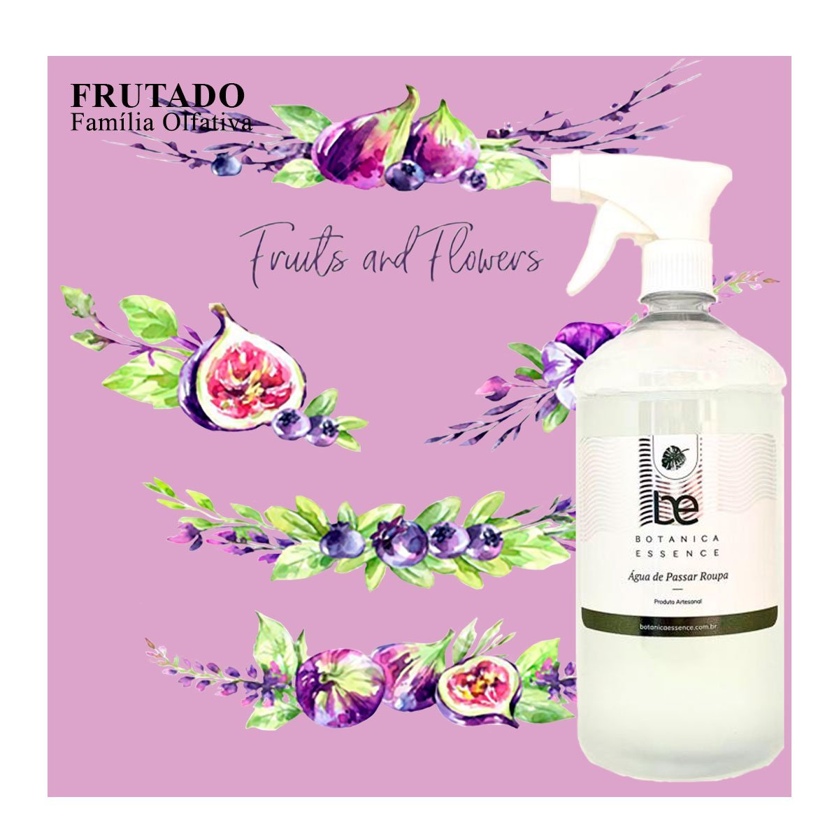 Água de Passar Roupa Botanica Essence 46. Lingerie Figo 1 Litro - 2