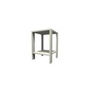 Ver imagem 3 de Mesa de Cabeceira Apoio 1 Gaveta Mdf Moderno Branco Progetatti Movelaria