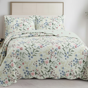 Ver imagem 3 de Cobre Leito Solteiro Evolution Dupla Face Floral Primavera Azul
