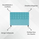 Ver imagem 3 de Cabeceira Estofada para Cama Box Queen 160 Cm Florem Suede