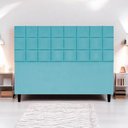 Ver imagem 2 de Cabeceira Estofada para Cama Box Queen 160 Cm Florem Suede