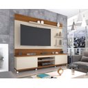Ver imagem 1 de Home Cedro com Prateleiras Off White/Freijó - Giga