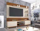 Ver imagem 1 de Home Cedro com Prateleiras Off White/Freijó - Giga