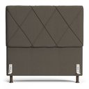 Ver imagem 5 de Cabeceira Cama Box Casal King Size Mel 195cm com Frame Linho Marrom - Abmaza