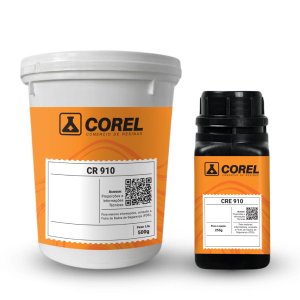Kit Resina Epóxi e Endurecedor CR  910 de Alta Viscosidade e Baixa Espessura (500 g + 255 g) para Ri