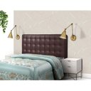 Ver imagem 4 de Cabeceira Cama Box Estofada Casal Casal Dama Suede Cinza - Simbal