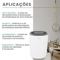 Desumidificador de Ar Antimofo | Desidrat New Plus 150 - 127V - 8