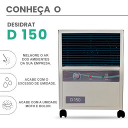Desumidificador de Ar Antimofo | Desidrat D150 - 220v - 2