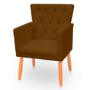 Ver imagem 5 de Kit Poltrona Capitonê Clássica Confortável para Sala e Quarto Ana Suede