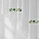 Ver imagem 4 de Cortina Bando Renda Cascata Siena Cozinha Estampa 3,15x0,95:Costela de Adão