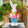 Coelho de Páscoa Decoração Enfeite Coelhinho 48cm - 3