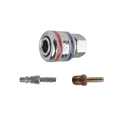 Kit Engate Rápido com Conector Espigão e Espigão Fixo 1/4" - 2