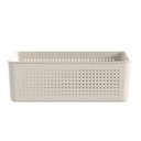 Ver imagem 5 de Kit 2 Caixas Organizadoras 27x22cm 5,4L Bege Lavanderia ou