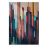 Quadro Decorativo Abstrato-cidade Elegante com Céu Colorido - 1