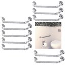 Ver imagem 3 de Alça Apoio 60cm Acessivel Kit 10 Uni Gestante Idoso Criança Anti Queda Acidente Segurança Banheiro B