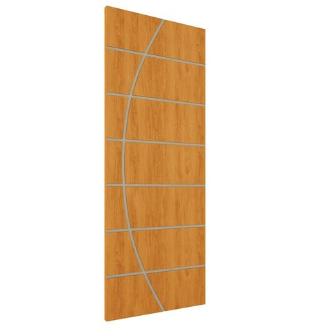 Porta de Madeira Frisada U.v 210cm X 70cm - R20c:cerejeira