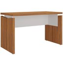 Ver imagem 1 de Mesa para Escritório Home Office 145cm Unik A02 Freijó Branco - Lyam Decor