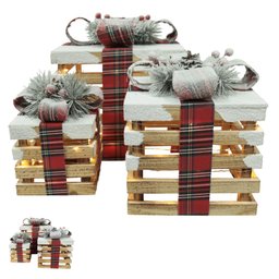 Caixas de Presentes Decor com 3un 25x40cm Coloridos Florarte - 4