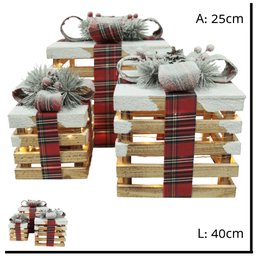 Caixas de Presentes Decor com 3un 25x40cm Coloridos Florarte - 3