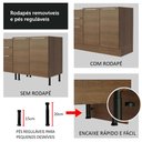 Ver imagem 7 de Balcão de Cozinha Madesa Stella 70 cm 2 Portas Rustic