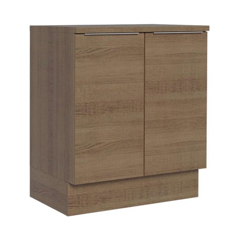 Balcão de Cozinha Madesa Stella 70 cm 2 Portas Rustic