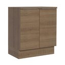 Ver imagem 1 de Balcão de Cozinha Madesa Stella 70 cm 2 Portas Rustic