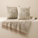 Ver imagem 2 de Kit Manta e Almofadas Decorativas para Sofá Cali Verde Relva - Nexta Casa