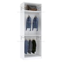 Ver imagem 3 de MÓDULO CLOSET CABIDEIRO DUPLO M404.B MUNDI MOVEIS