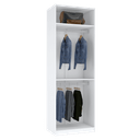 Ver imagem 1 de MÓDULO CLOSET CABIDEIRO DUPLO M404.B MUNDI MOVEIS