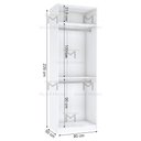 Ver imagem 4 de MÓDULO CLOSET CABIDEIRO DUPLO M404.B MUNDI MOVEIS