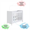 Ver mais imagens de Mini Berço Evolutivo Multifuncional 4 em 1 Branco - Completa