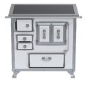 Ver imagem 2 de Fogão a Lenha Gii Nº 1 Gabinete Séc. Xviii Premium Branco Sd Venax