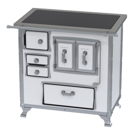 Fogão a Lenha Gii Nº 1 Gabinete Séc. Xviii Premium Branco Sd Venax